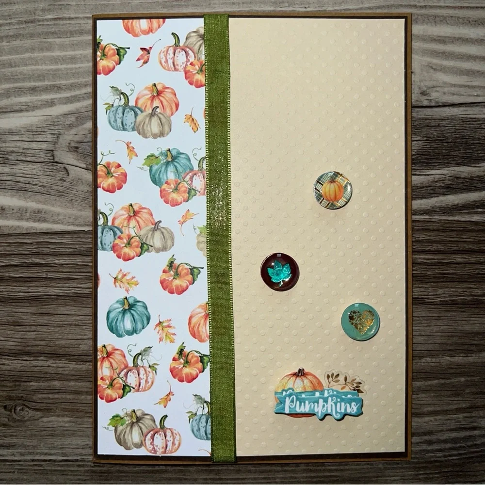 Handmade Fall Greeting Cards Set of 6 5”x7” With Envelopes